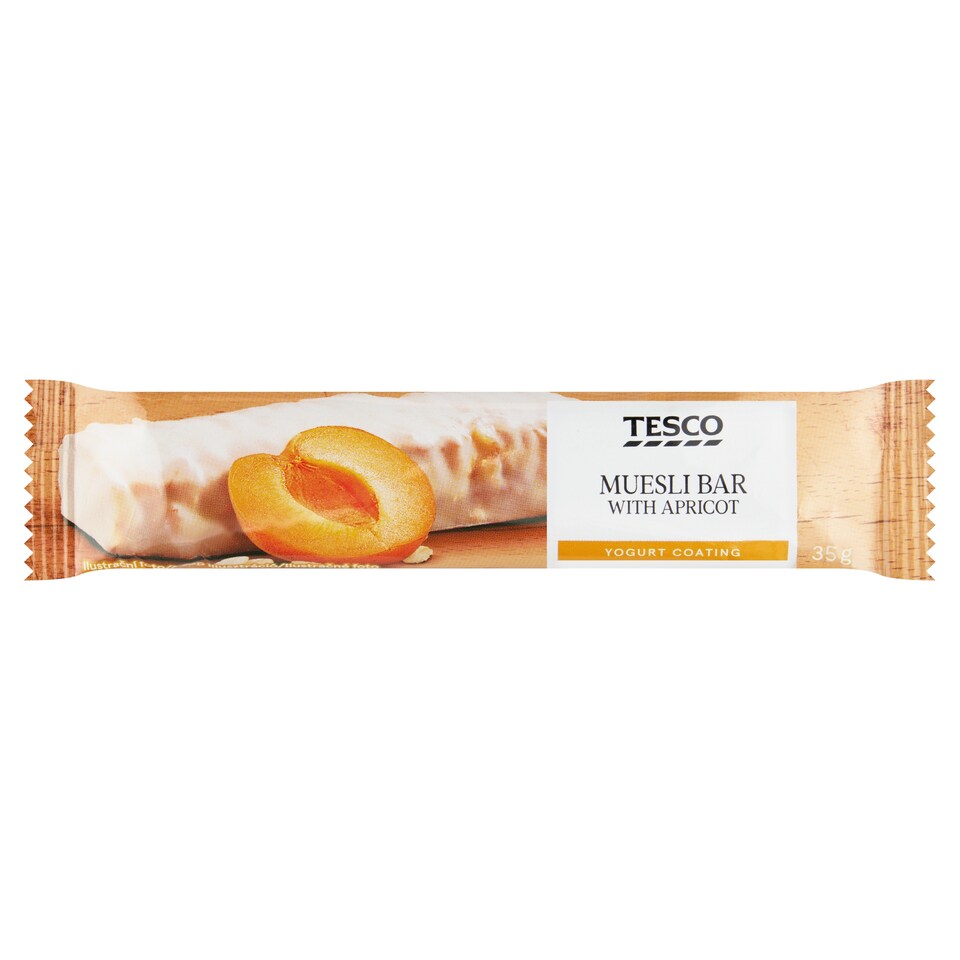Tesco Müsli tyčinka se sušenými meruňkami v jogurtové polevě 35g
