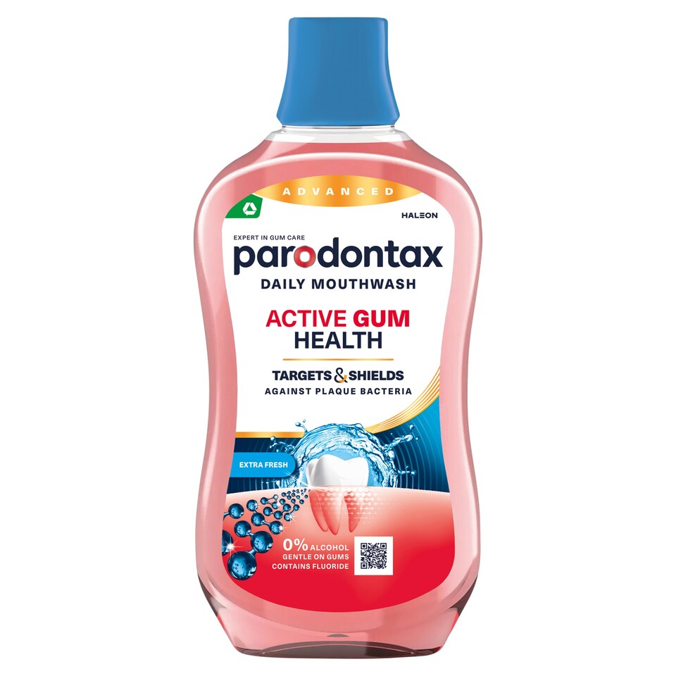 Parodontax Advanced Active Gum Health Extra Fresh ústní voda 500ml