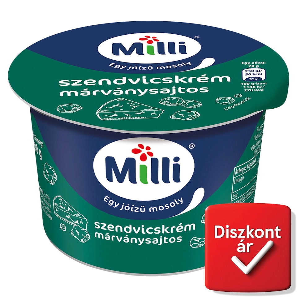 Milli Marbled Cheese Sandwich Cream 200 g