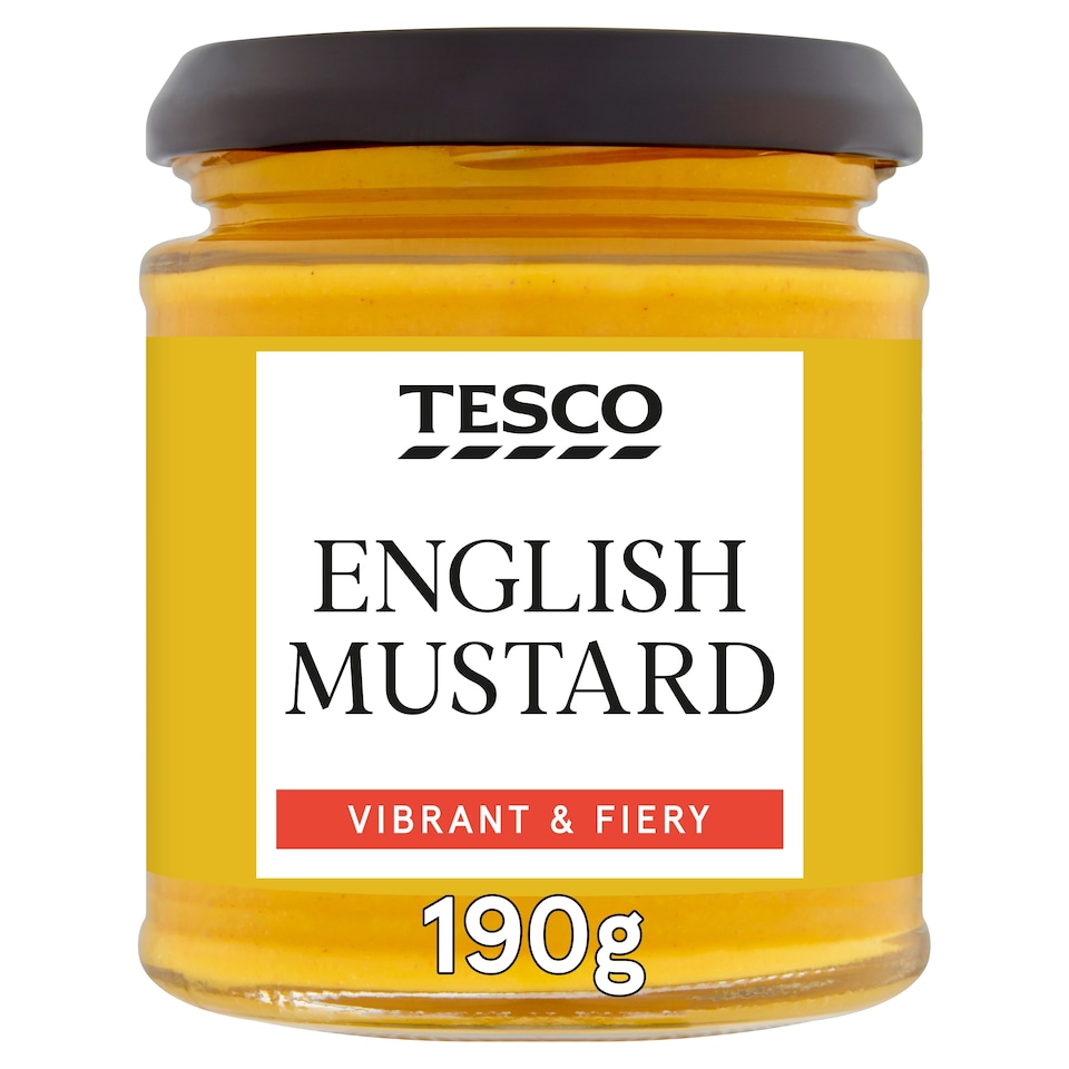 Tesco English Mustard 190G