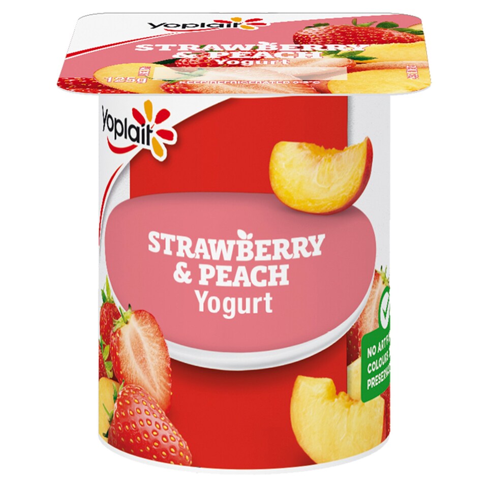 Yoplait Fruit Yoghurt Str/Pch 125 G Single