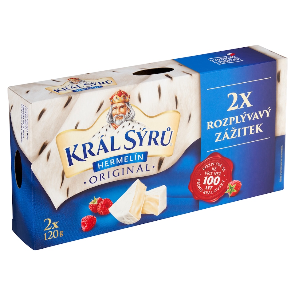 image 1 of Král Sýrů Hermelín Original 2 x 120g (240g)