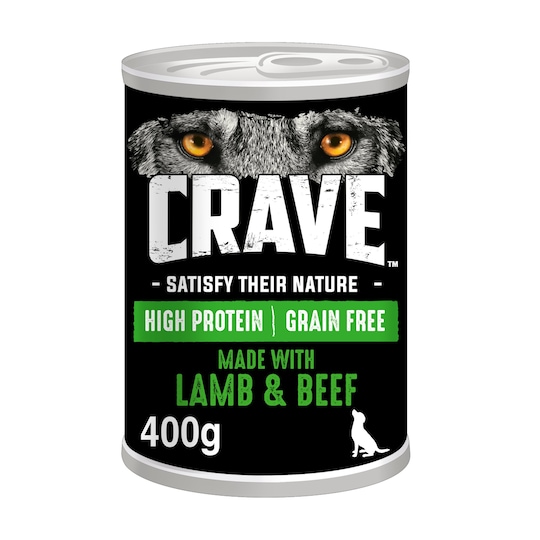 Crave Adult Dog Food With Lamb & Beef 400G Tesco Groceries