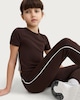 image 1 of F&F Active Girls ULTRAMOVE 2-Piece T-Shirt and Leggings Set in Brown