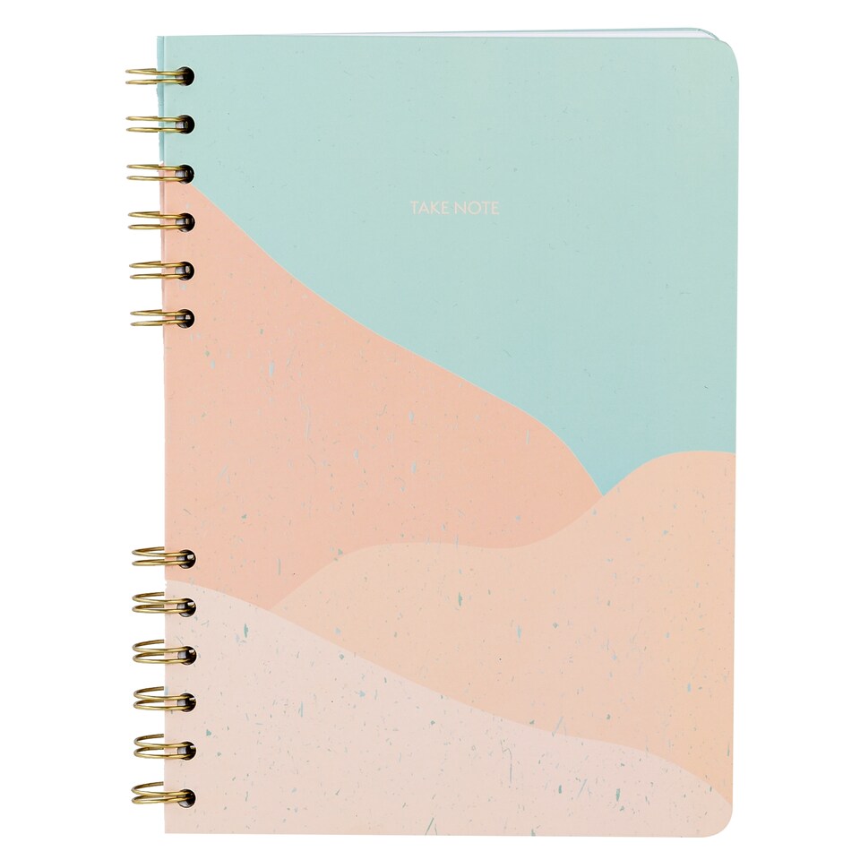 Generic A5 Pink Split Wiro Notebook