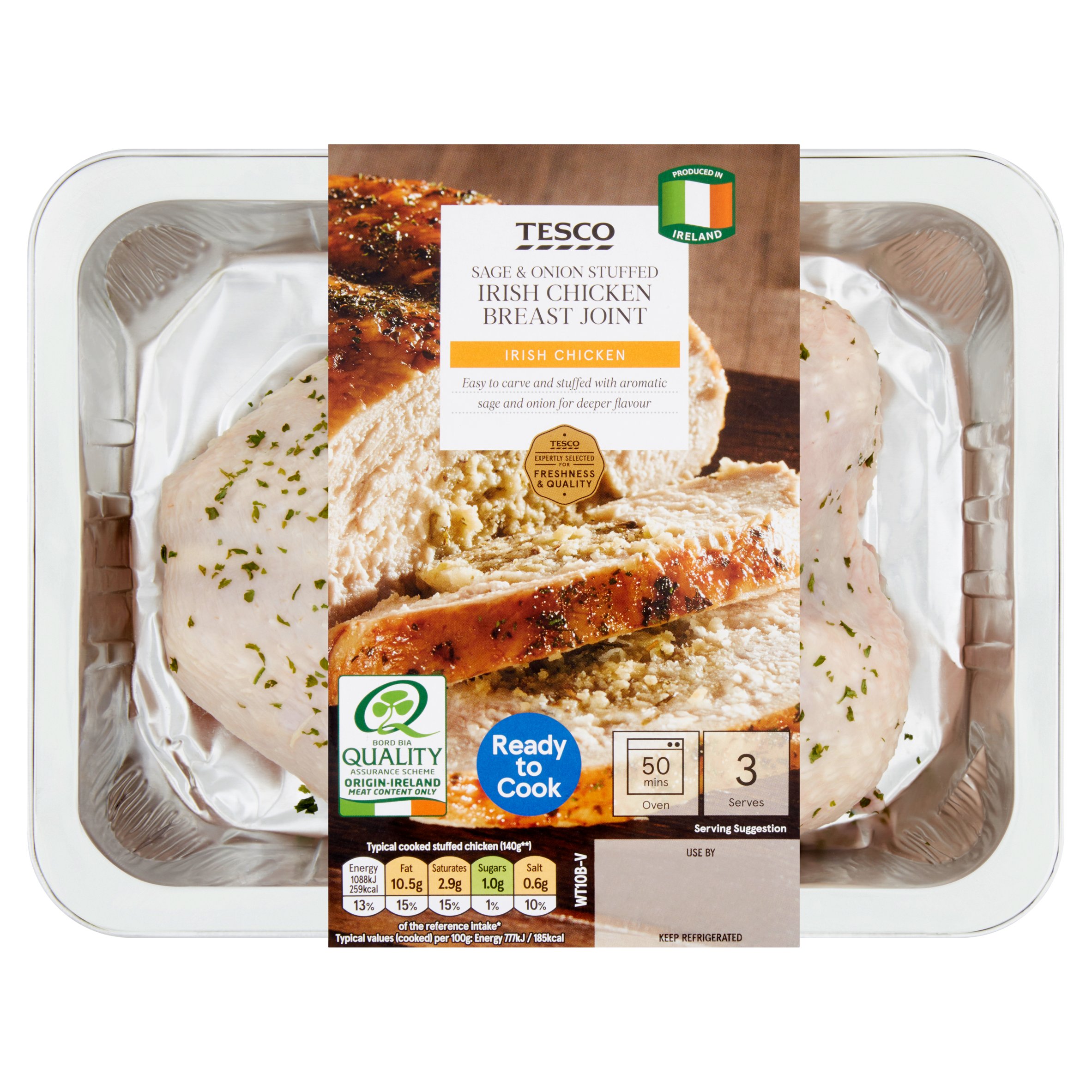 tesco chicken in a bolsa with stuffing