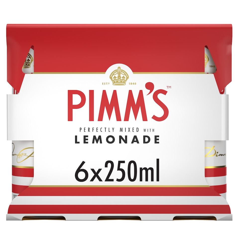 image 1 of Pimm's & Lemonade 6x250ml 