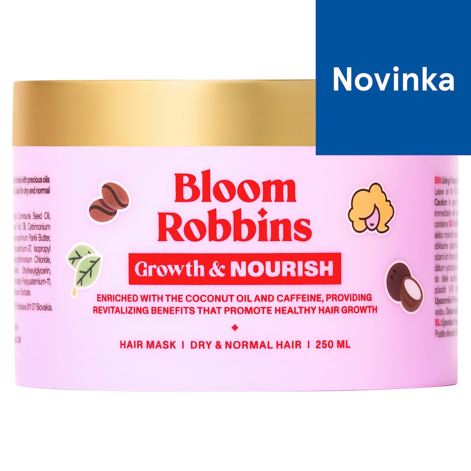 obrázok 1 z Bloom Robbins Growth & Nourish maska na vlasy 250 ml