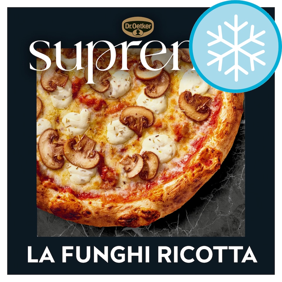 image 1 of Dr. Oetker Suprema La Funghi Lemon Ricotta Mushroom Sourdough Pizza 454g