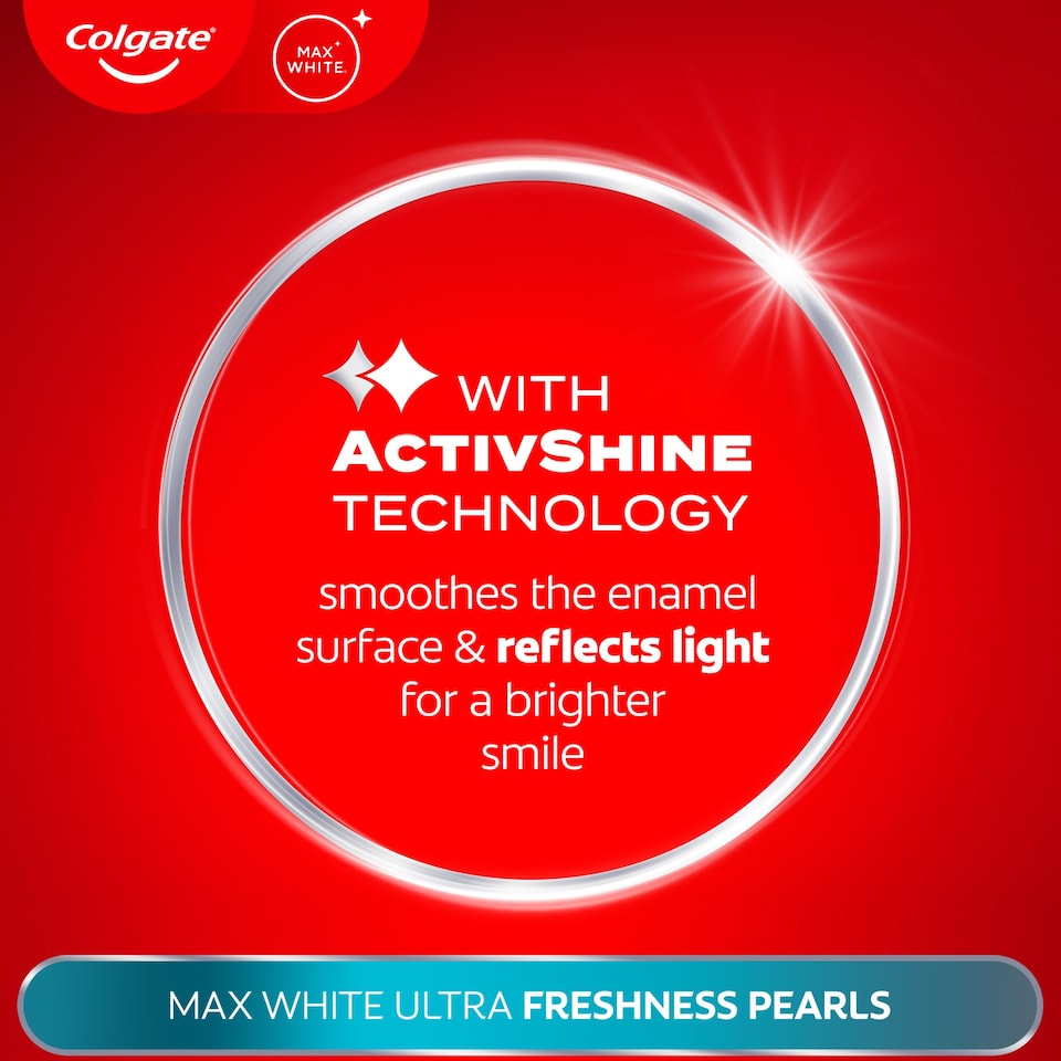 image 1 of Colgate Max White Ultra Fresh Pearls Whitening Toothpaste 75ml