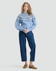 image 2 of F&F Knitted Fair Isle Pattern Cardigan with Wool in Blue
