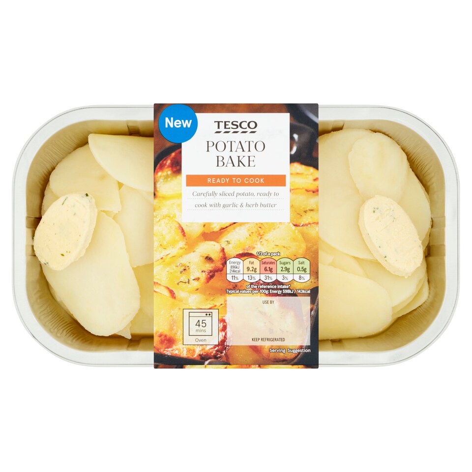Tesco Potato Bake 450G Tesco Groceries