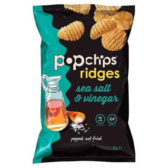 Popchips Ridges Salt & Vinegar 85g