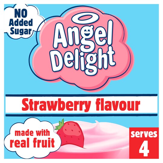 Angel Delight Strawberry No Added Sugar 47G Tesco Groceries