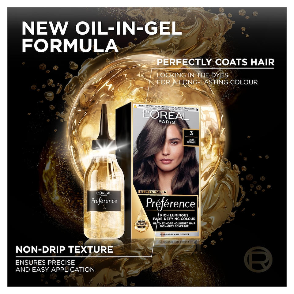 image 1 of L'Oreal Paris Preference 3 Brasilia Dark Brown Permanent Hair Dye