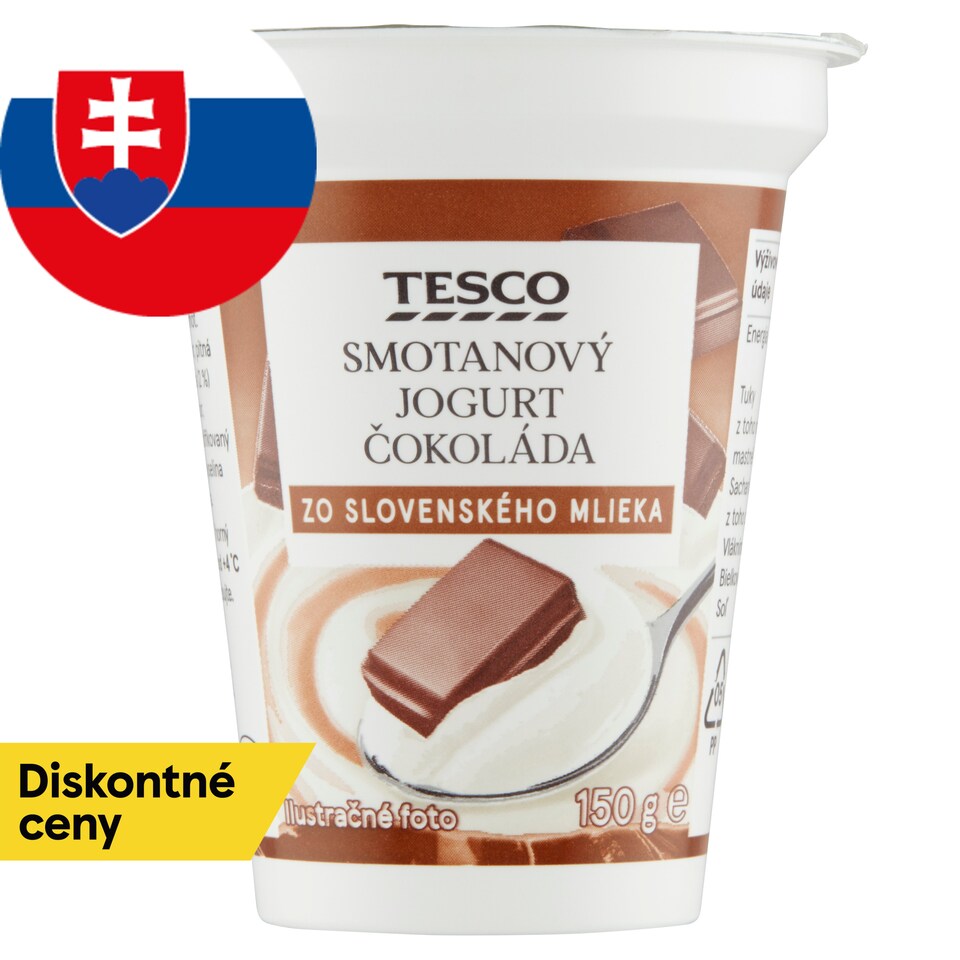 Tesco Smotanový jogurt čokoláda 150 g