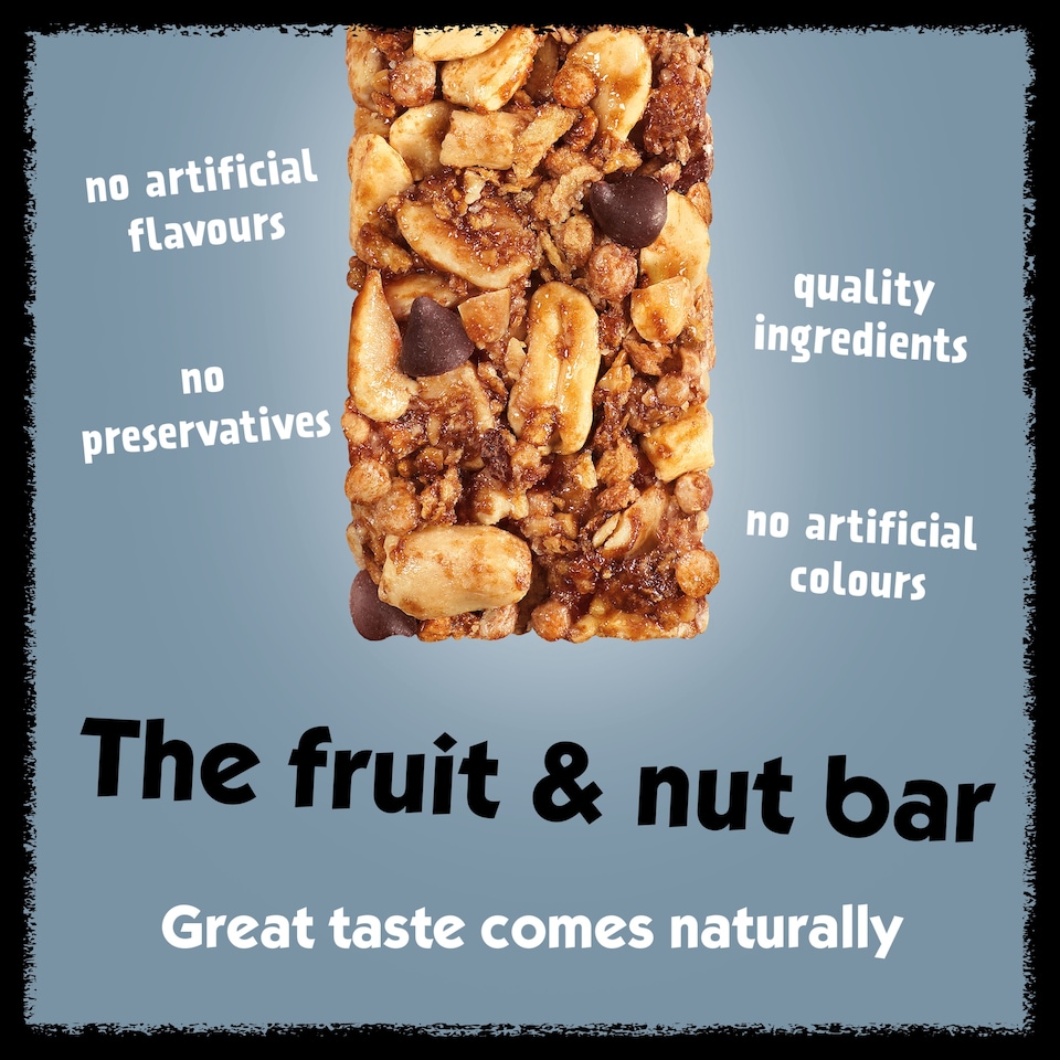 image 1 of Eat Natural Protein Fruit & Nut Bars - Peanuts & Dark Chocolate 3 x 40g