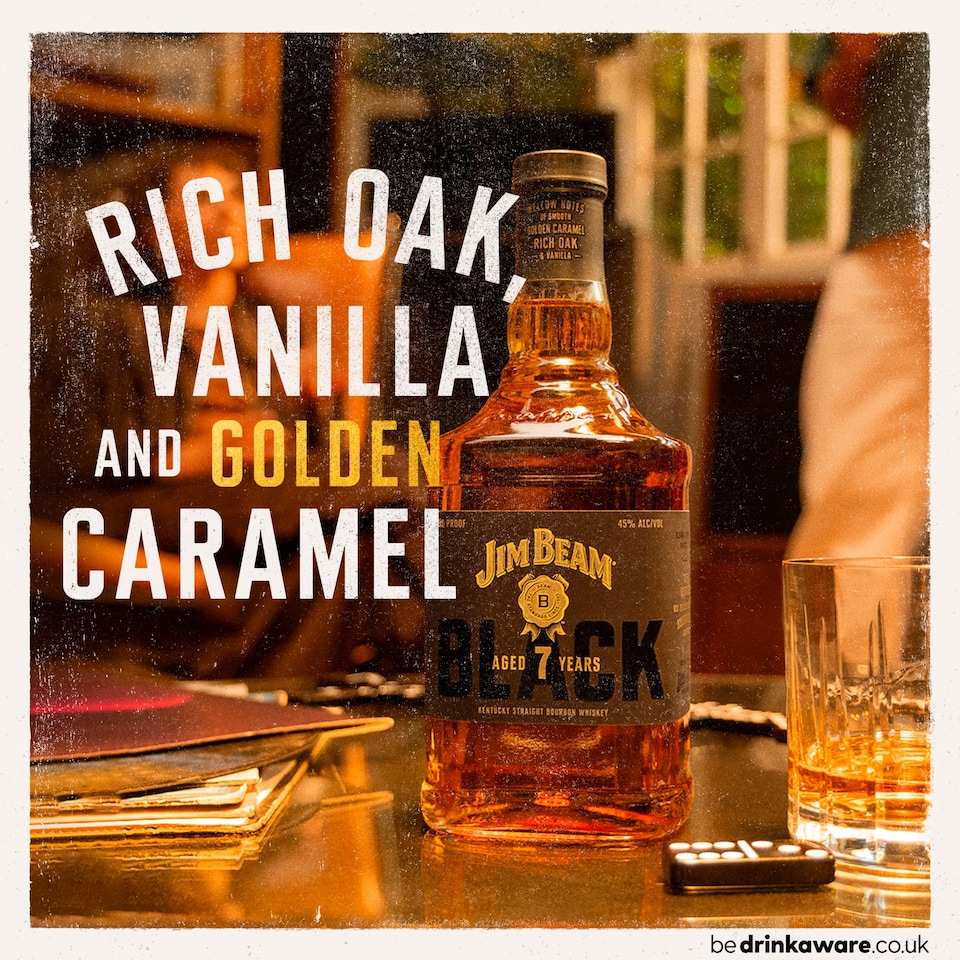 image 1 of Jim Beam Black Bourbon Whiskey 70cl