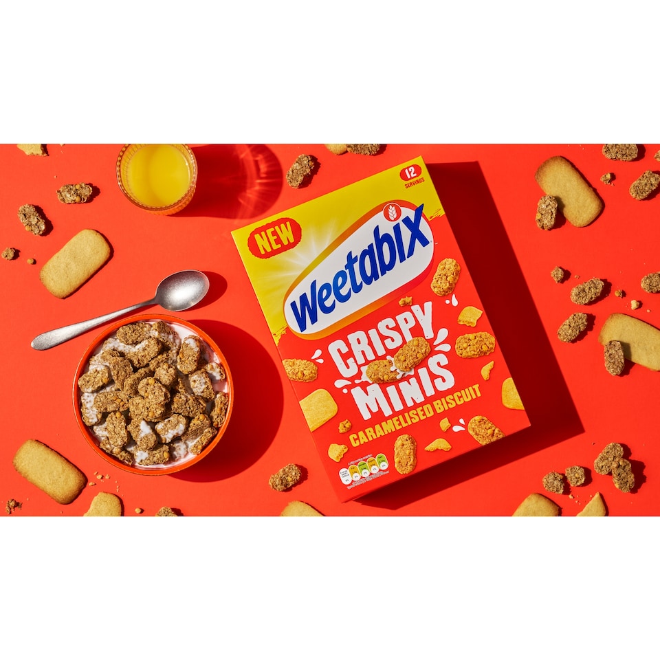 image 1 of Weetabix Crispy Minis Caramelised Biscuit Cereal 500g