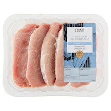 Tesco Boneless Pork Leg Slices 0.600kg