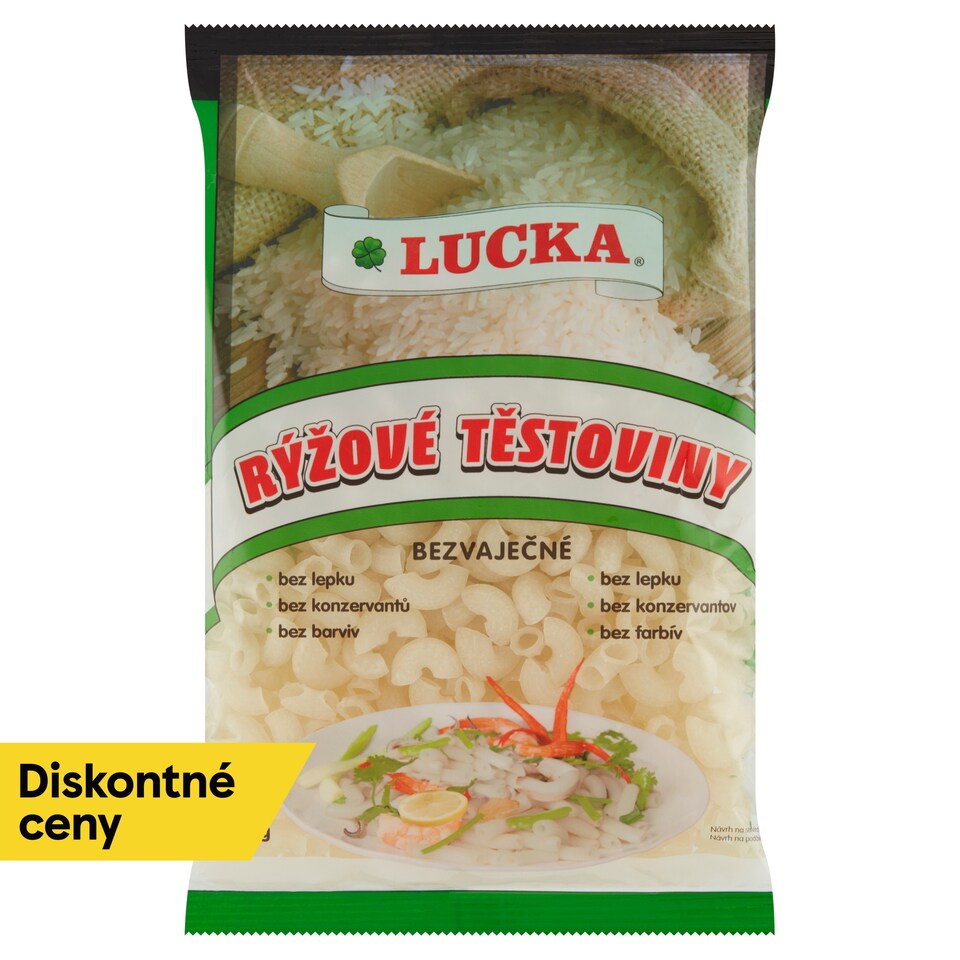 Lucka Kolienka ryžové cestoviny bezvaječné 300 g