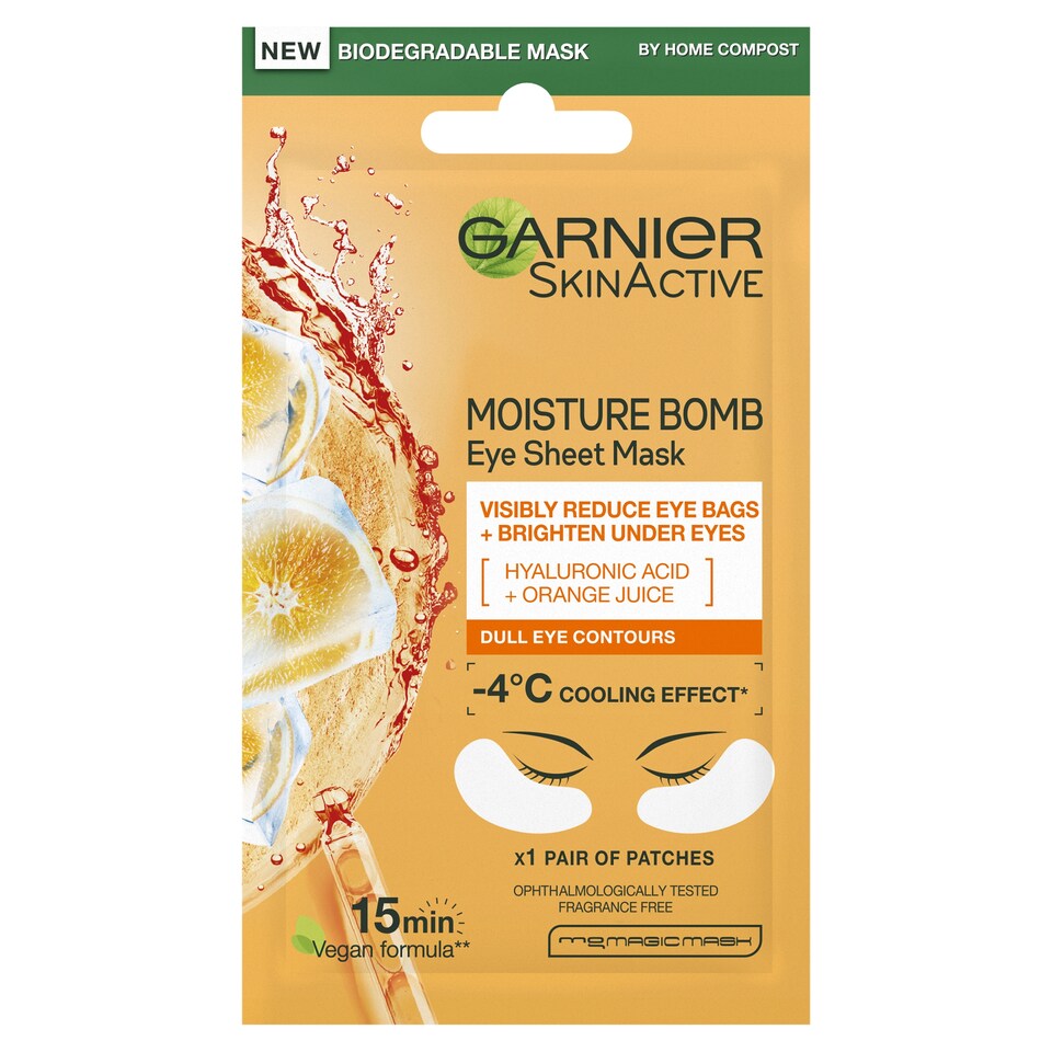 image 1 of Garnier Eye Tissue Mask Orange Juice 6G
