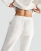 image 2 of F&F Active Drawstring Cuffed Joggers in Cream
