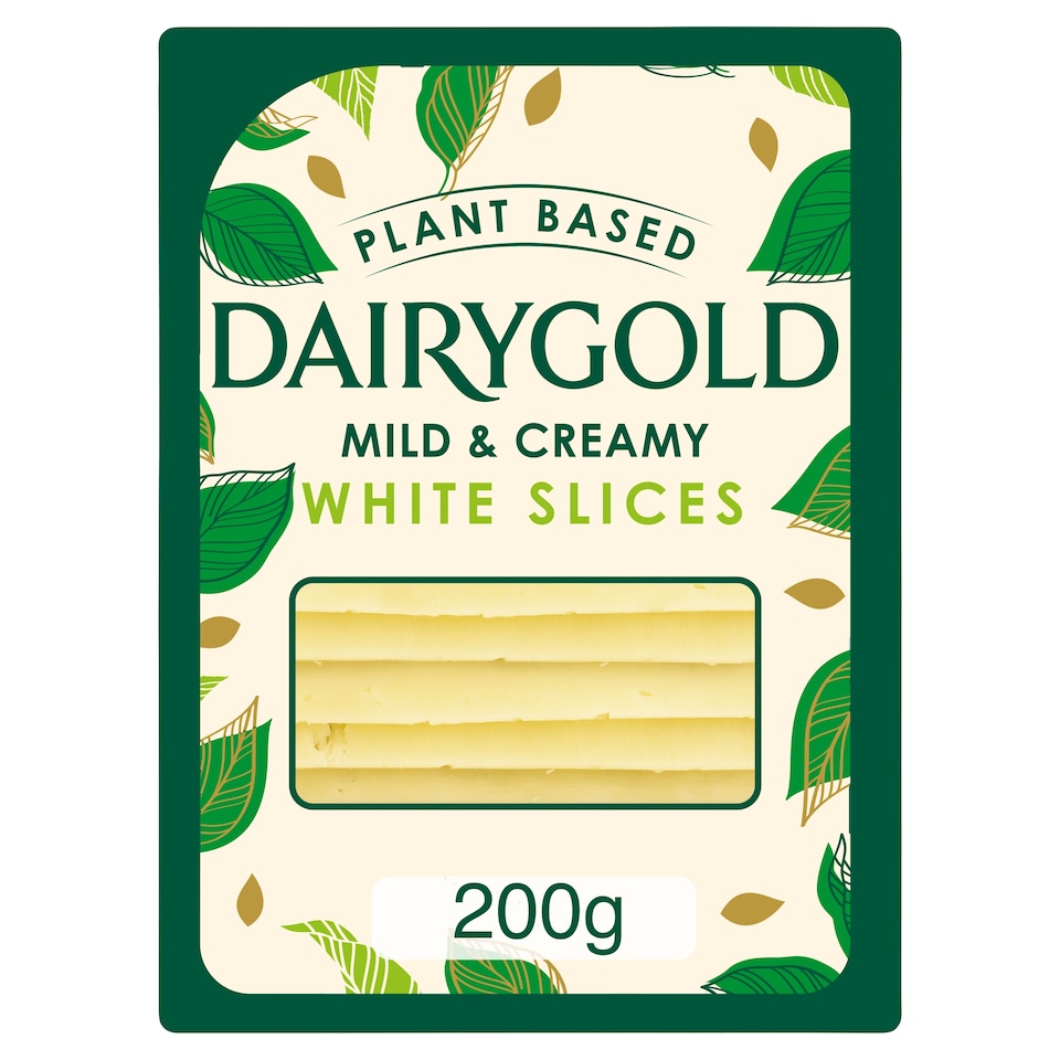 Dairygold Mild And Creamy Plnt/Bsd White Slices 160G