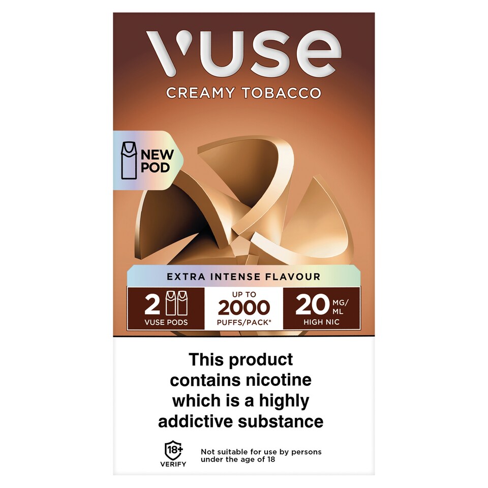 Vuse Pod Creamy Tobacco v-Pro  20mg/ml 2 Pack 2ml