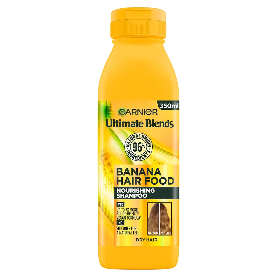image 1 of Garnier Ultimate Blends Hair Food Banana & Coconut Shampoo 350ml