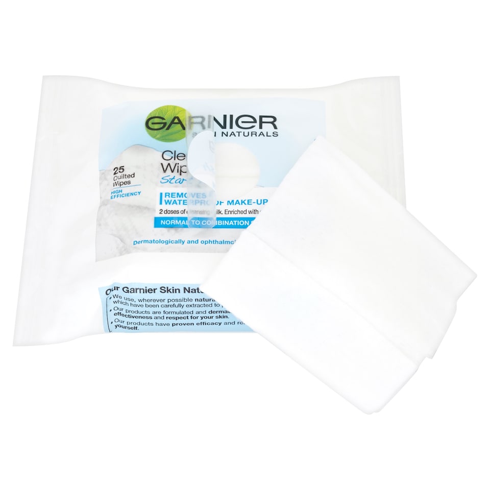image 1 of Garnier Start Afresh Cleansing Wipes 25