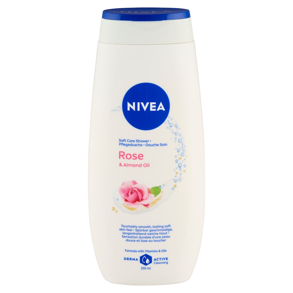 image 1 of NIVEA Rose & Almond Oil Soft Care Shower 250 ml