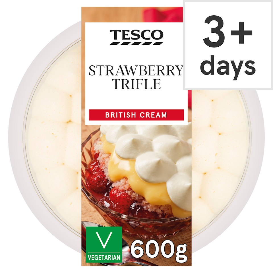 Tesco Strawberry Trifle 600G