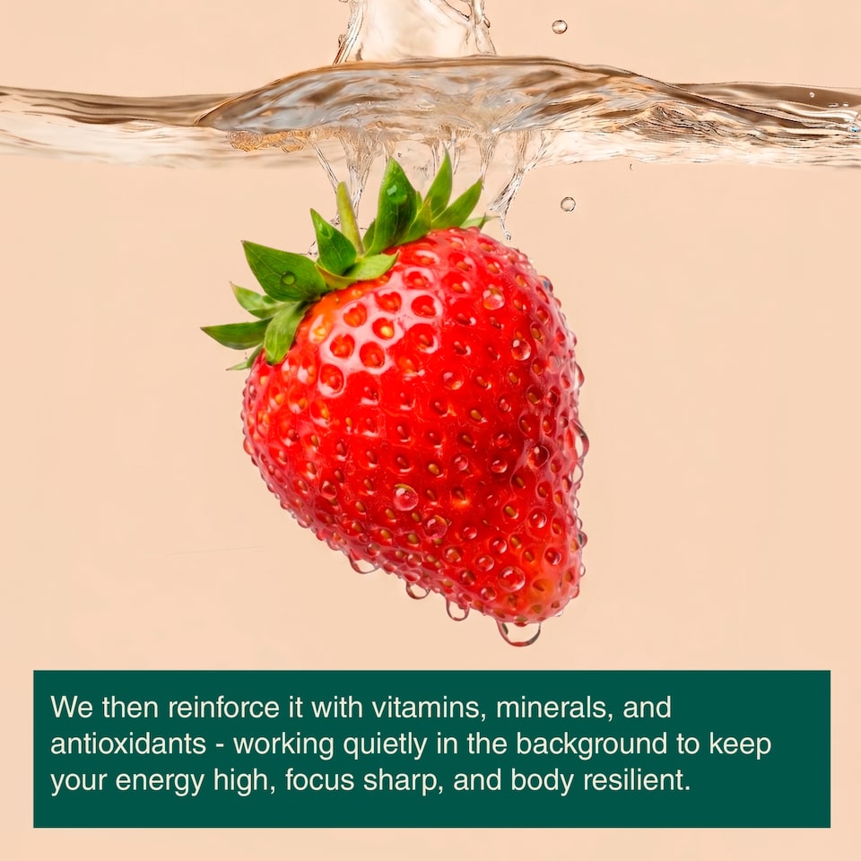 image 1 of Phizz Daily Immune+ Strawberry, Hydration, Electrolytes and Vitamins Effervescent 20 Tablets