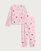 image 1 of Cinnamoroll Pure Cotton Pyjama Set in Pink