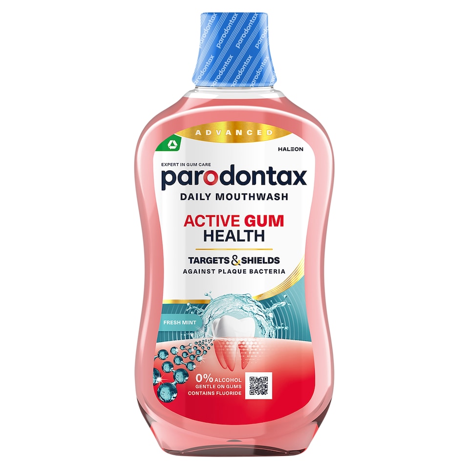 Parodontax Active Gum Health Fresh Mint alkoholmentes fluoridos szájvíz 500 ml