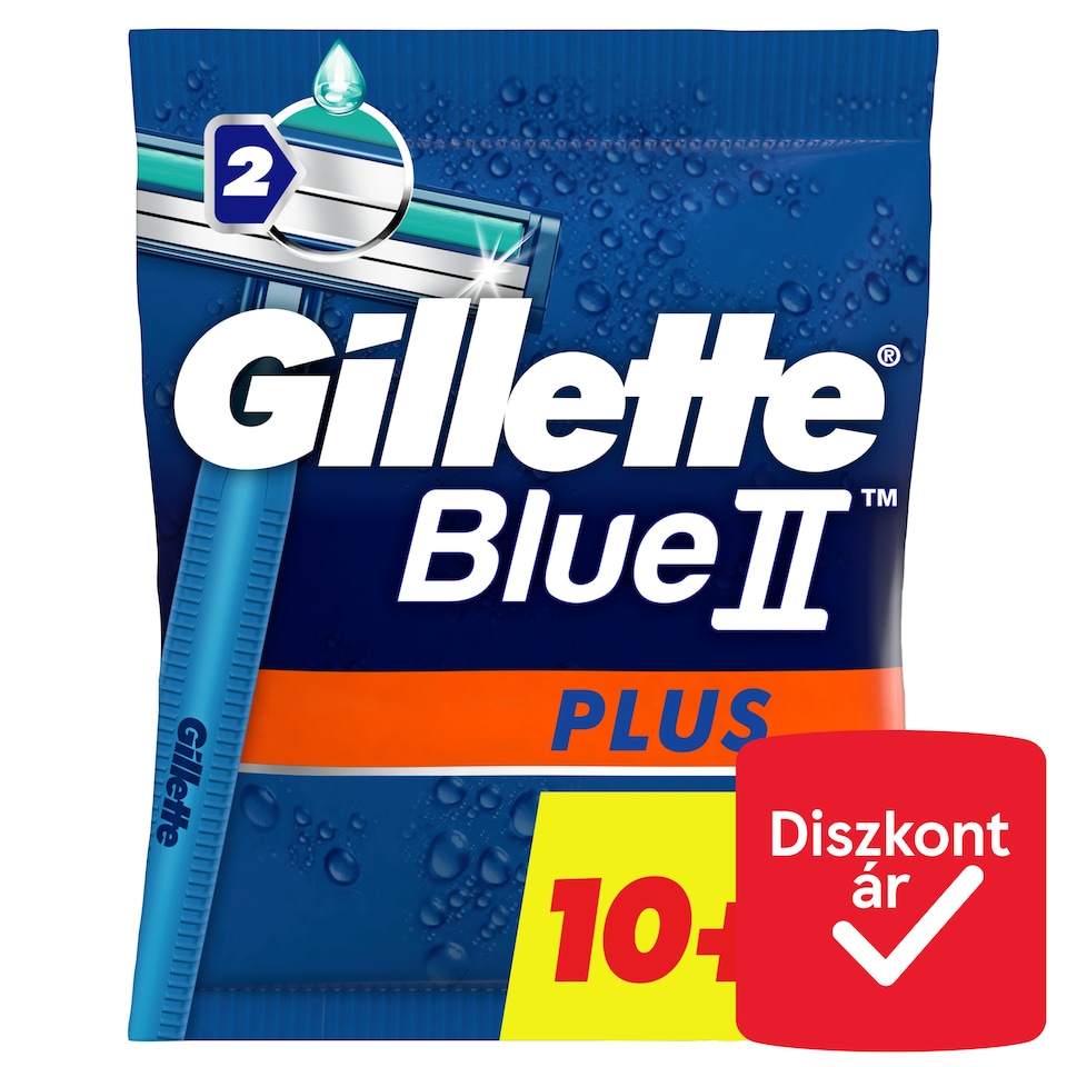 image 1 of Gillette BlueII Plus Men's Disposable Razors x14
