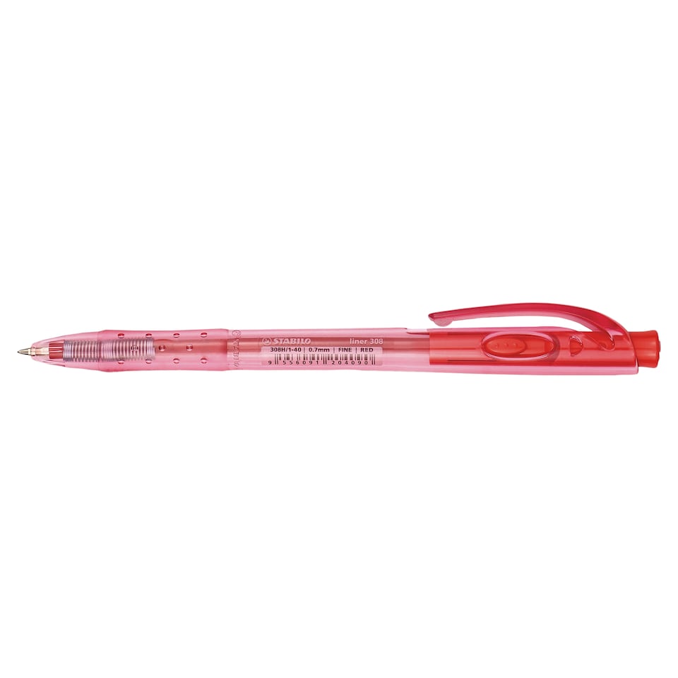 Stabilo Liner 308 piros golyóstoll