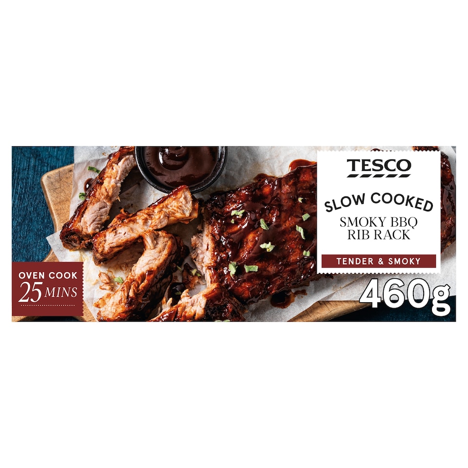 Tesco Smoky BBQ Rib Rack 460g 