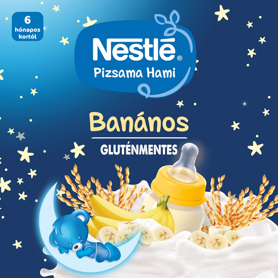 image 1 of Nestlé Pizsama Hami UHT Gluten-Free Banana Cereal Liquid Baby Food 6+ Months 2 x 200 ml (400 ml)