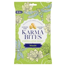 Karma Bites Popped Lotus Seeds Wasabi 25g