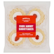 Howell's Four Jammy Shortcakes 4 Pack