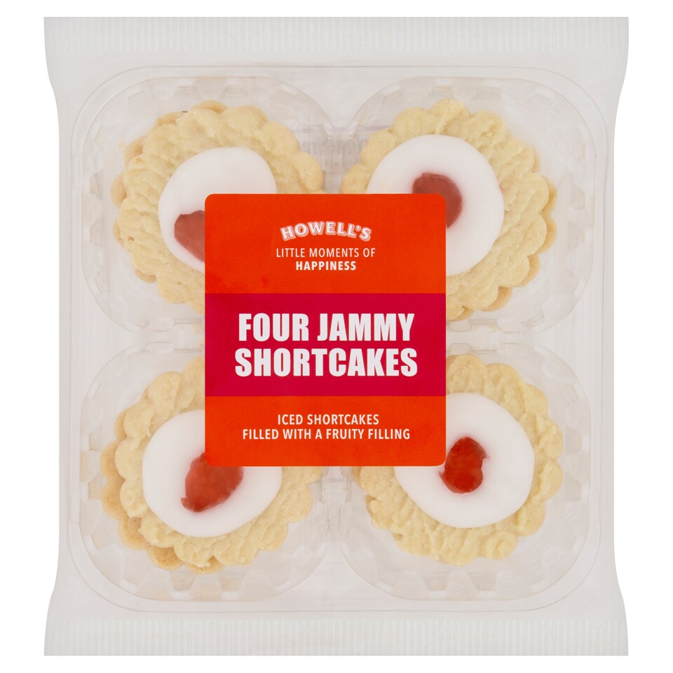Howell's Four Jammy Shortcakes 4 Pack