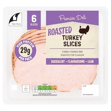 Premier Deli Roast Turkey Breast Slices 125g
