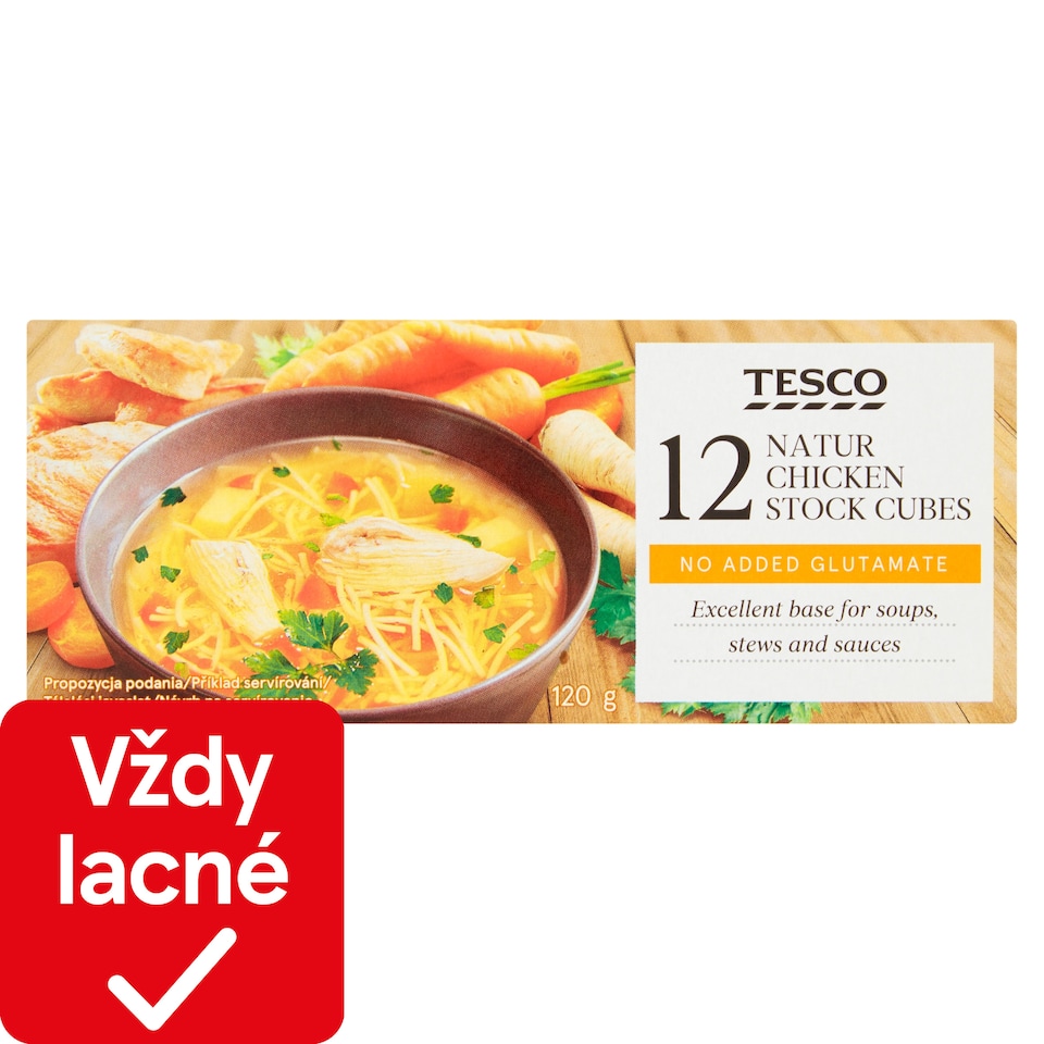 Tesco Natur Chicken Stock Cubes 12 x 10 g