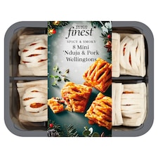 Tesco Finest 8 Mini N’Duja Wellington with a Hot Honey Drizzle 380g