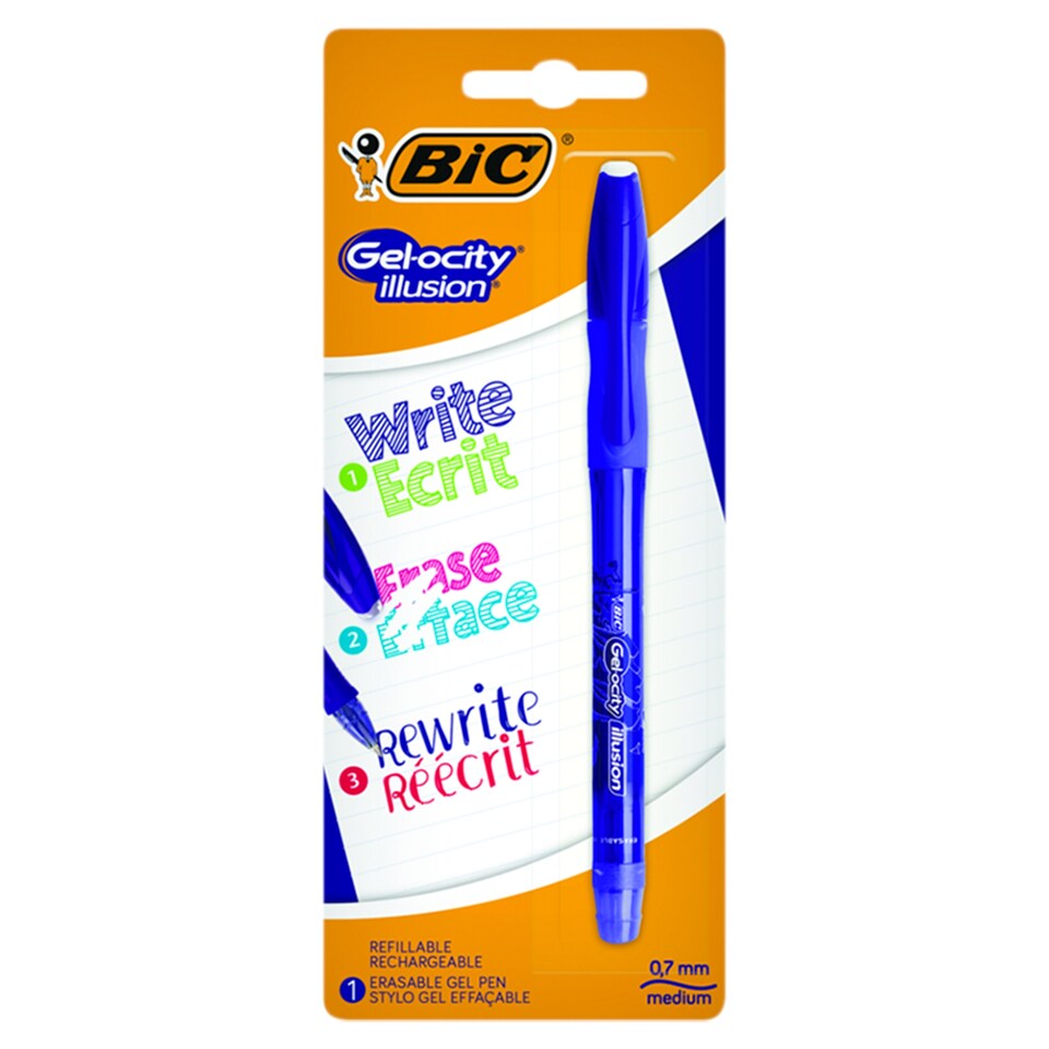 BIC Gel-ocity Illusion modré gelové pero 0,7 mm