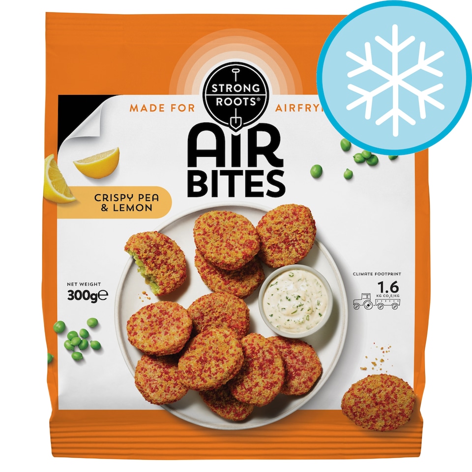 Strong Roots Air Bites Crispy Pea & Lemon 300g