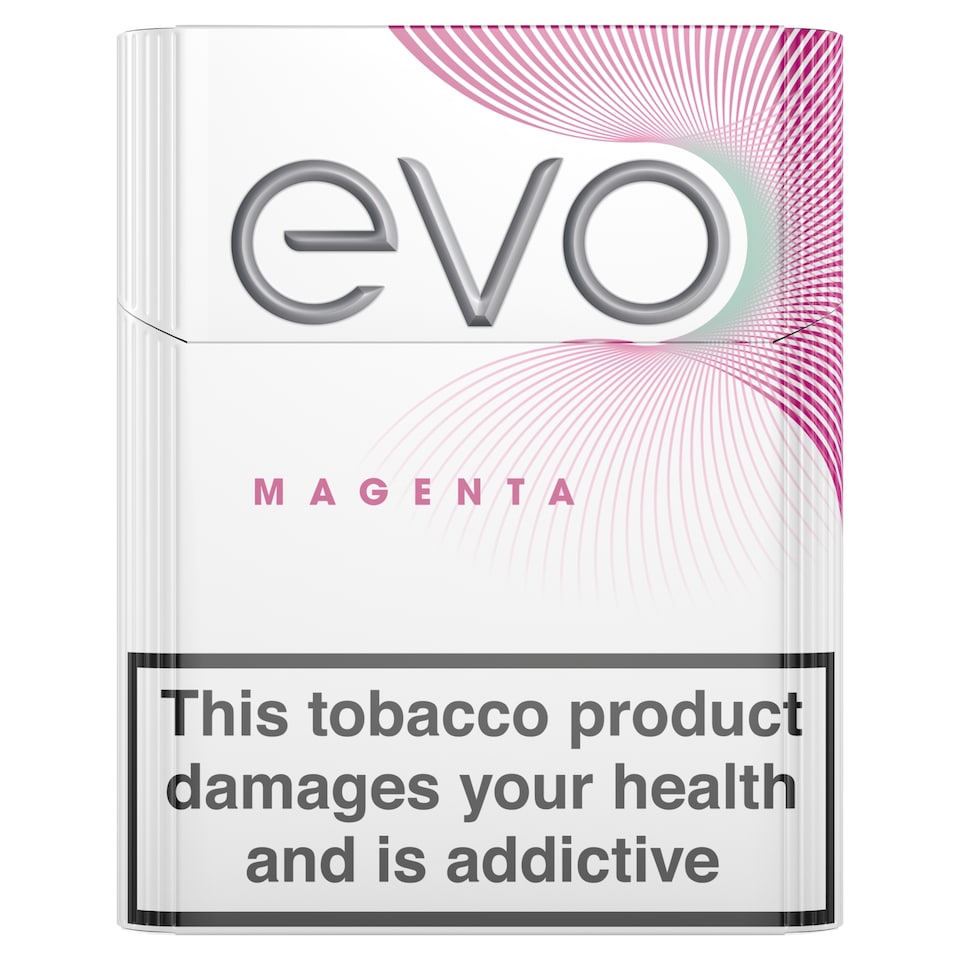 EVO REFILL TOBACCO STICKS MAGENTA 20 PACK