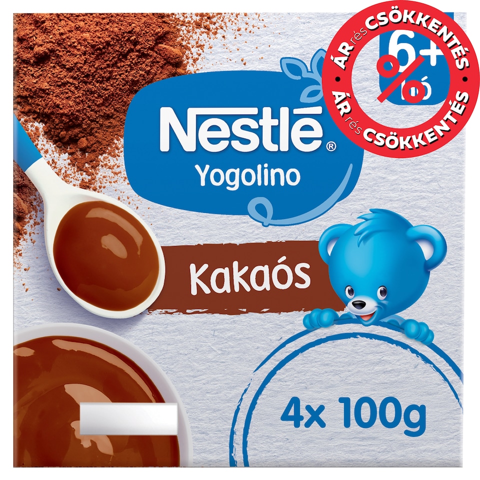 image 1 of Nestlé Yogolino Cocoa Baby Pudding 6+ Months 4 x 100 g (400 g)